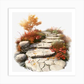 Stepping Stones Art Print