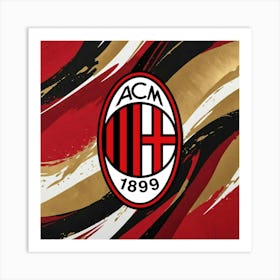 AC Milan 4 Art Print