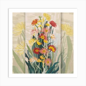 Flowers In A Vase 54 Art Print