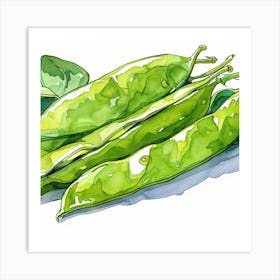 Green Peas 1 Art Print