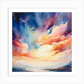 Watercolor Painting 1 Art Print