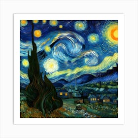 Starry Night 25 Art Print