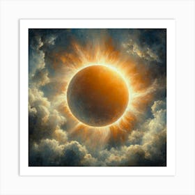 Eclipse Of The Sun 1 Art Print