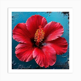 Hibiscus Flower Art Print