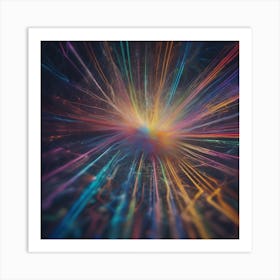 Abstract Space Background 14 Art Print