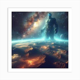 Space Alien Art Print