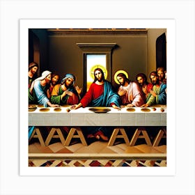 Last Supper 5 Art Print