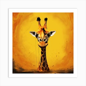 Giraffe Art Print