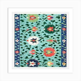 Turkish Floral Pattern 1 Art Print