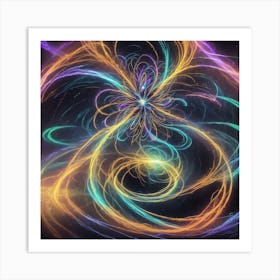 Abstract Fractals Art Print