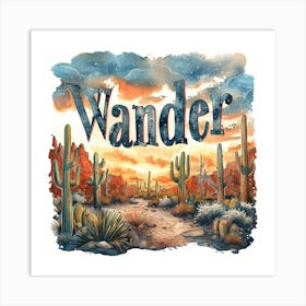 Wander Art Print