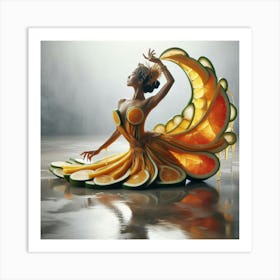 Fruit dancing Art Print