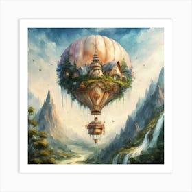 Hot Air Balloon 8 Art Print