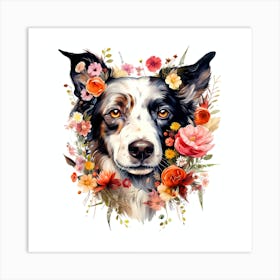 Border Collie Art Print