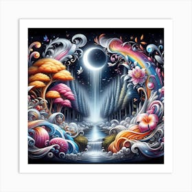 Psychedelic Painting 15 Art Print