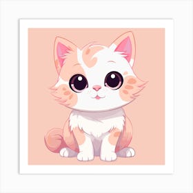 cute kitten 3 Art Print