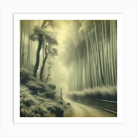 Kyoto Bamboo Forest Art Print