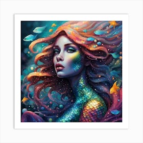 Ethereal Mermaid Art Print