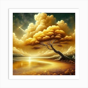 Tree In The Sky 2 Art Print