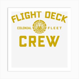 Battlestar Galactica Flight Deck Crew Art Print