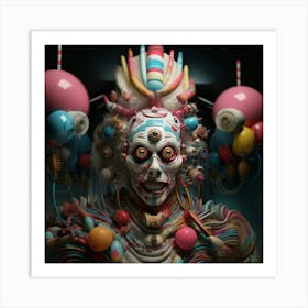 Clown Art Print