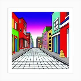 Street Scene 1 Art Print