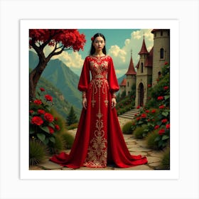 Fairytale Princess 1 Art Print