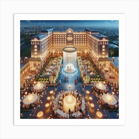 Five star hotel Art Print