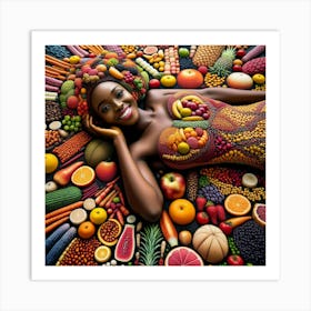 Afro-American Woman Art Print