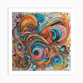 Abstract Painting 10 Art Print