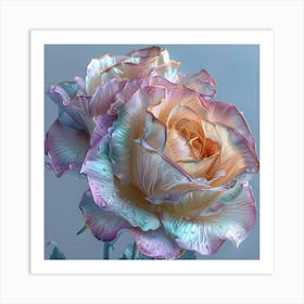 Two Roses Art Print