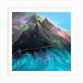 Mountain In The Sky Art Print