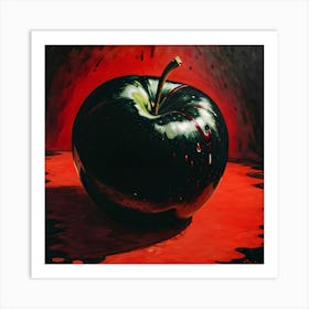 Bloody Apple Art Print