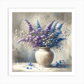 Flowers In A Vase 3 Art Print