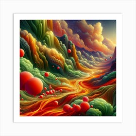 Aeolian Landscape Art Print