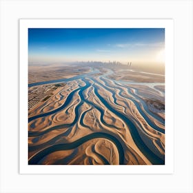 Dubai River Art Print