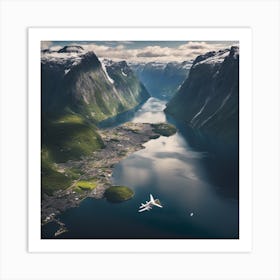 Aerian River Art Print