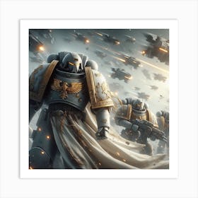 Space Marines 12 Art Print