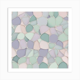 Mosaic Tile Pattern 2 Art Print