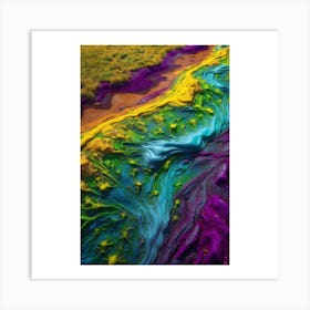 River Of Color Art Print