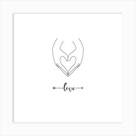 Love WallArt Art Print