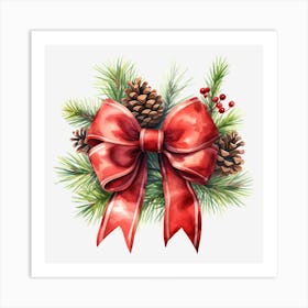 Christmas Wreath Art Print