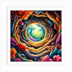 Fractal Painting Art Print