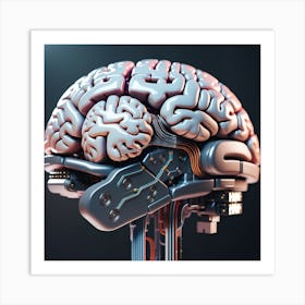 Artificial Brain 12 Art Print