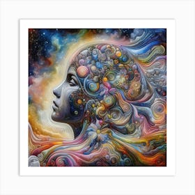 Psychedelic Painting 1 Art Print