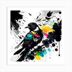 Colorful Bird 4 Art Print