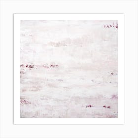 Neutral Abstract Painting 1 Square Art Print