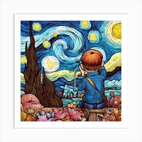 Starry Night Art Print