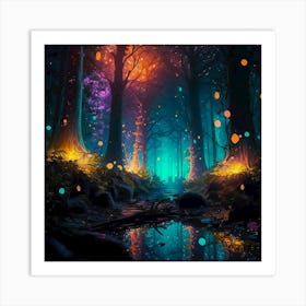 Magical Forest Art Print