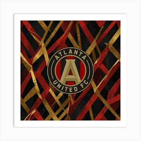 Atlanta United FC Logo Wall Art 7 Art Print